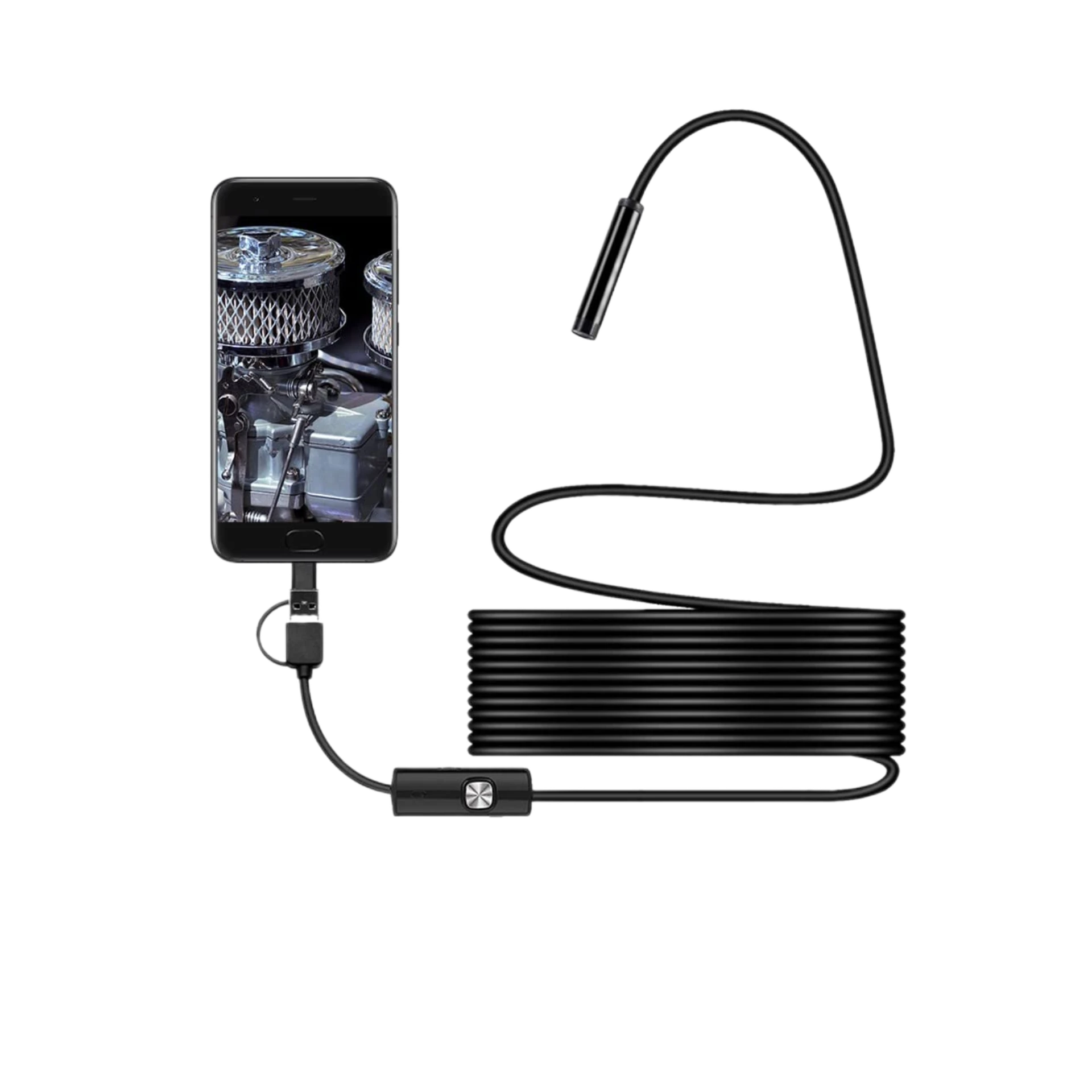 كاميرا فحص داخلية (Endoscope Camera) تعمل مع الجوال