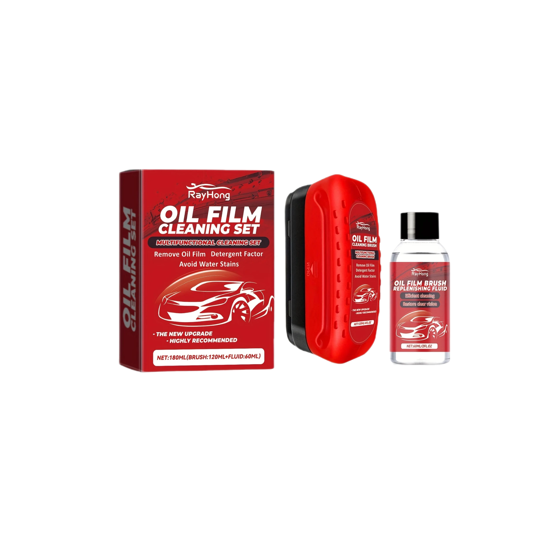 أداة التنظيف الاحترافية لإزالة الطبقة الزيتية عن الزجاج