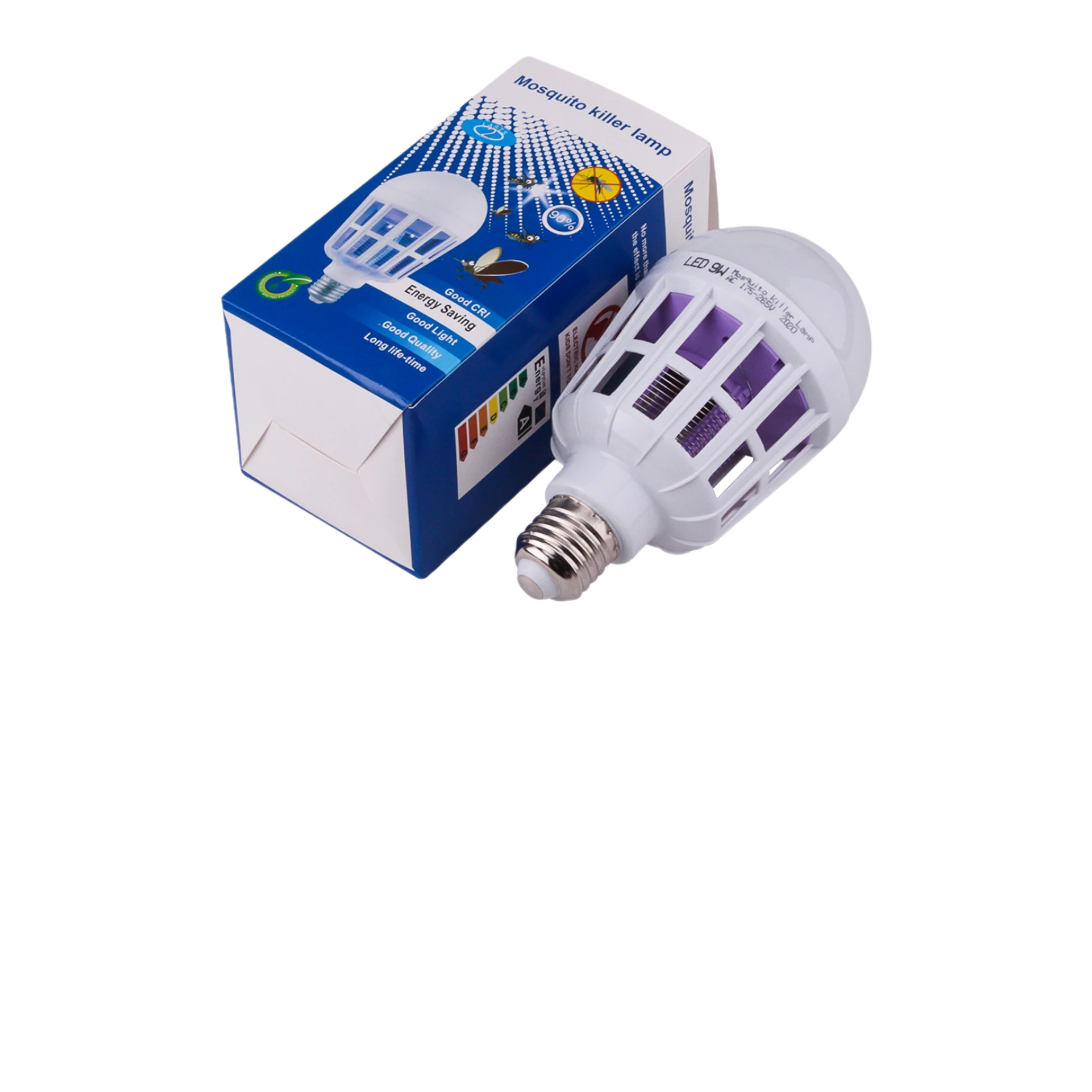 لمبة LED صاعقة للناموس والحشرات (2 في 1)