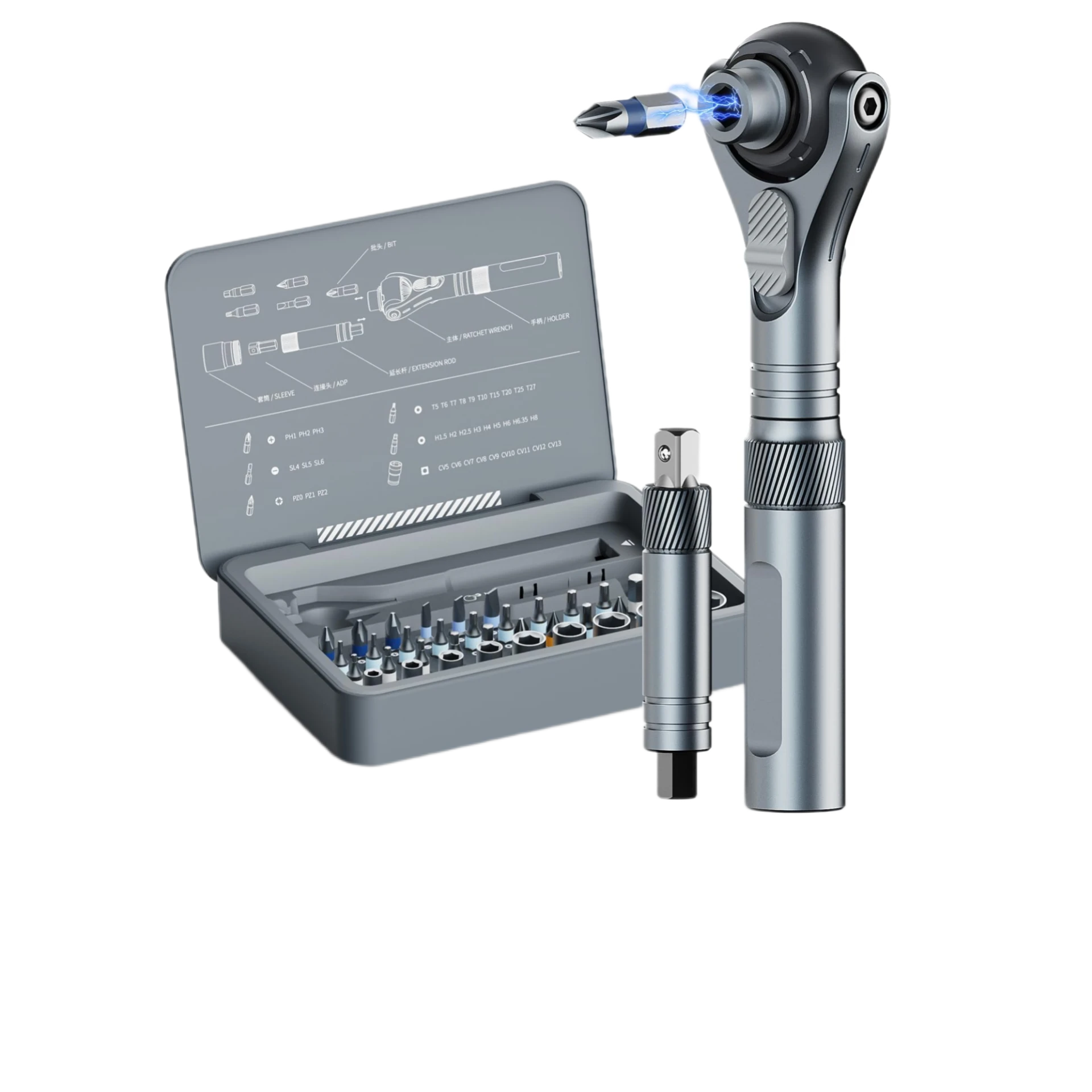 مفك براغي صغير متعدد الاستخدامات