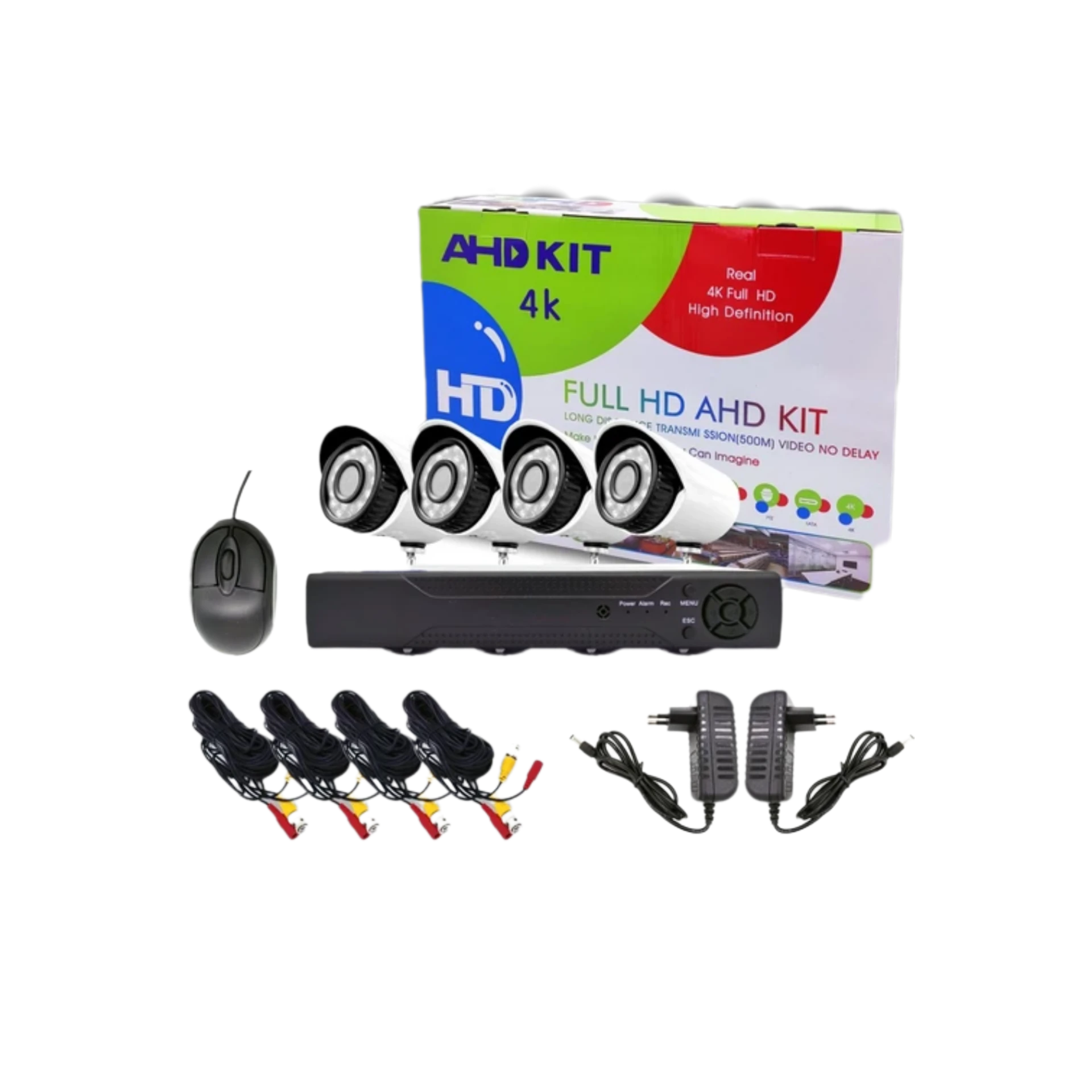 نظام كاميرات مراقبة AHD KIT بدقة 1080P FULL HD