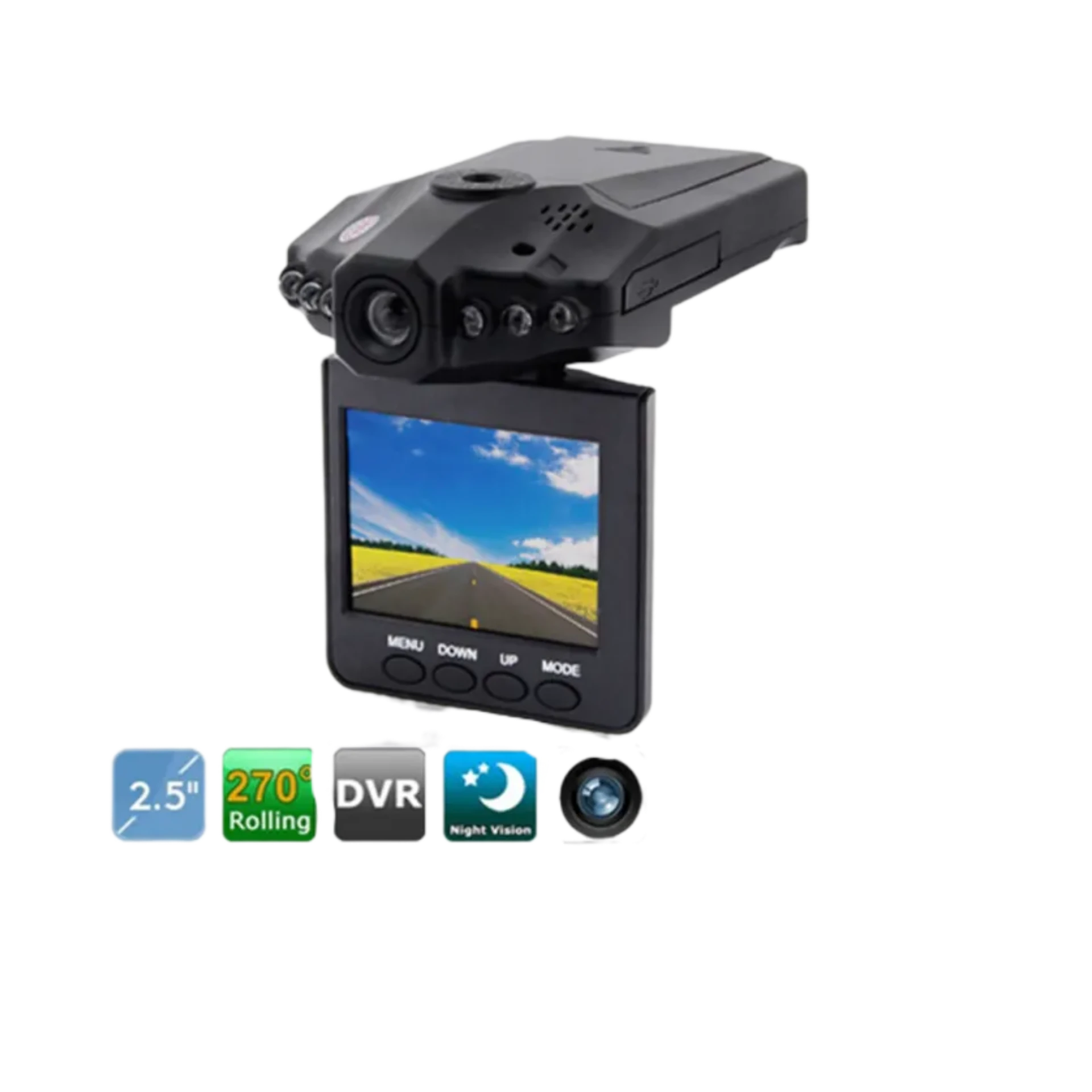 داش كام كاميرا مسجل فيديو السيارات عالي الدقة ​HD DVR Dash Cam